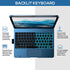 Typecase Touch Keyboard Case with Trackpad for iPad Air 5th Gen (10.9-inch, 2022): 360° Rotatable - 11 Colors Backlight - Wireless Keyboard with Pencil Holder for iPad Air 5th & 4th Gen